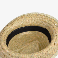 Unisex-Trilby-Palmblatthut, ohne Werbeanbringung