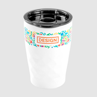 Vakuumisolierter Becher aus Edelstahl und Kupfer bedruckt