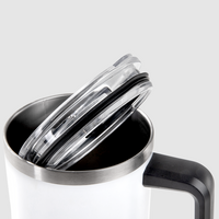 Vakuumisolierter XXL-Edelstahlbecher mit Griff bedruckt