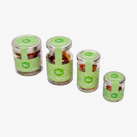 Vegane Fruchtgummi Fruchtsaftbären, 4 verschiedene Gläsergrößen