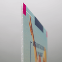 Plakat rechteckig, farbig bedruckt, stehen