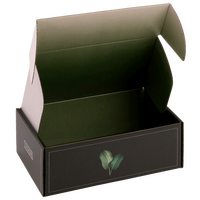 Versand-Klappdeckelkarton (22 x 13,3 x 8 cm), 4/4-farbig bedruckt