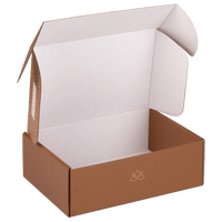 Versand-Klappdeckelkarton (24,5 x 15,8 x 8 cm), 4/0-farbig bedruckt