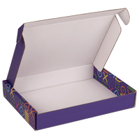 Versand-Klappdeckelkarton (33,3 x 23,9 x 5,8 cm), 4/0-farbig bedruckt