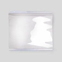 Virenbanner, transparent, liegend