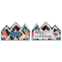 Visitenkarte Berge, 85 x 55 mm, 2-seitig, 4/4-farbig CMYK, Vorder- und Rückseite