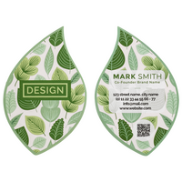  Visitenkarte Blatt, 55 x 85 mm, 2-seitig, 4/4-farbig CMYK, Vorder- und Rückseite