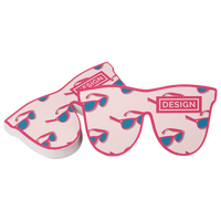 Visitenkarte Brille, 85 x 55 mm, 1-seitig, 4/0-farbig CMYK, einseitig Vorderseite