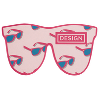 Visitenkarte Brille, 85 x 55 mm, 2-seitig, 4/4-farbig CMYK, beidseitig