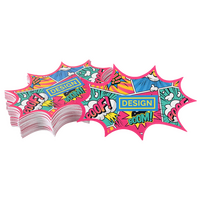 Visitenkarte Comic, 85 x 55 mm, 1-seitig, 4/0-farbig CMYK, einseitig Vorderseite