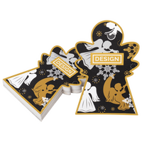 Visitenkarte Engel, 55 x 85 mm, 2-seitig, 4/4-farbig CMYK, beidseitig Vorderseite