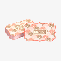 Visitenkarte Etikett, 85 x 55 mm, 2-seitig, 4/4-farbig CMYK Design