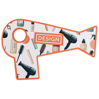 Visitenkarte Föhn, 85 x 55 mm, 2-seitig, 4/4-farbig CMYK, beidseitig