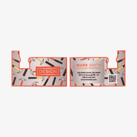 Visitenkarte Hammer, 85 x 55 mm, 2-seitig, 4/4-farbig CMYK Gestaltung