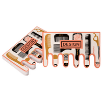 Visitenkarte Kamm, 85 x 55 mm, 1-seitig, 4/0-farbig CMYK, einseitig Vorderseite