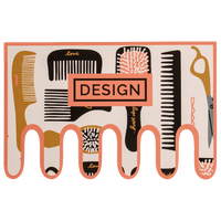 Visitenkarte Kamm, 85 x 55 mm, 2-seitig, 4/4-farbig CMYK, beidseitig