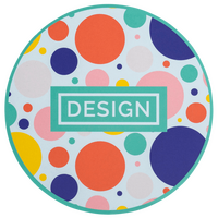 Visitenkarte Kreis, 85 x 85 mm, 2-seitig, 4/4-farbig CMYK, beidseitig