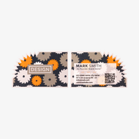 Visitenkarte Kreissäge, 85 x 55 mm, 2-seitig, 4/4-farbig CMYK Gestaltung