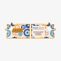 Visitenkarte Maschinen, 85 x 55 mm, 2-seitig, 4/4-farbig CMYK Gestaltungsdesign