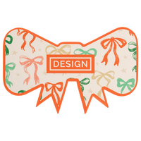 Visitenkarte Schleife, 85 x 55 mm, 2-seitig, 4/4-farbig CMYK, beidseitig