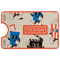 Visitenkarte Ticket, 85 x 55 mm, 2-seitig, 4/4-farbig CMYK, beidseitig