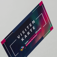 Visitenkarten, farbig bedruck