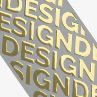 Visitenkarte, farbig bedruckt, details