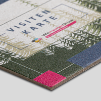 Visitenkarten, farbig bedruckt, motiv, details
