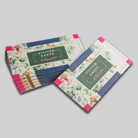 Visitenkarten, farbig bedruckt, motiv