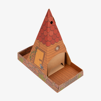 Vogelhaus, farbig bedruckt, Motiv