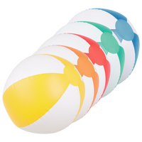 aufgereihte Wasserbälle in vielen verschiedenen Farben 