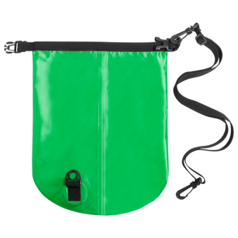 Wasserdichter Drybag aus Ripstop-Polyester mit Tragegurt, 9 l, Rückseite