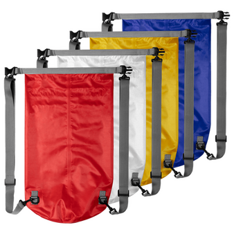 Wasserdichter Drybag-Rucksack aus Ripstop-Polyester, 20 l, Farbauswahl