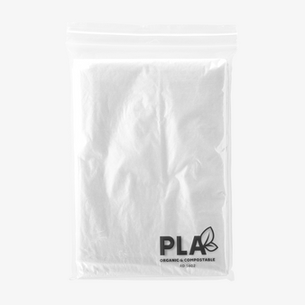 Wasserdichter Oeko-Poncho, Transparent, eingepackt