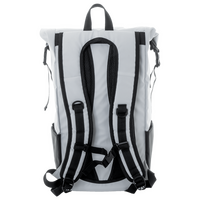 Wasserdichter Rolltop-Rucksack aus beschichtetem RPET, 25 l, Rückseite