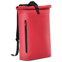 Wasserdichter Rolltop-Rucksack aus recyceltem PU-Material, 17 l, ohne Werbeanbringung