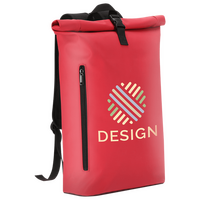 Wasserdichter Rolltop-Rucksack aus recyceltem PU-Material, 17 l