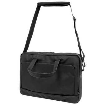 Wasserfeste Dokumenten- und Laptoptasche aus recyceltem PU-Leder, ohne Werbeanbringung