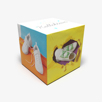 Sitzwuerfel, farbig bedruck, Motiv