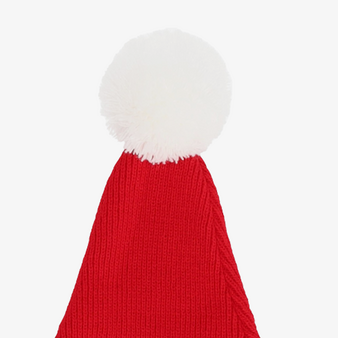 Weihnachtsstrickm&uuml;tze