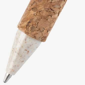 Weizenstroh-Kork-Kugelschreiber Tampondruck