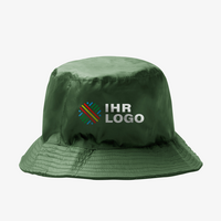 Hut, farbig bedruckt, Gruen