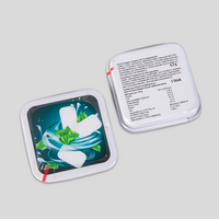 Werbedose mit Frucht- und Kaugummi-Dragees