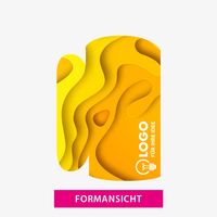 Stanzform, farbig bedruckt, Krug