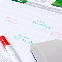 Whiteboardplatte konturgefräst einseitig 4/0-farbig bedruckt