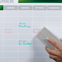  Whiteboardplatte konturgefräst einseitig 4/0-farbig bedruckt