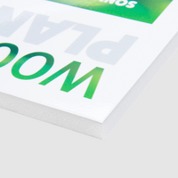 Whiteboardplatte konturgefräst einseitig 4/0-farbig bedruckt