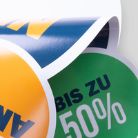 Fensterdekorfolie, farbig bedruckt, details