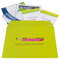 WIRmachenDRUCK Broschüren-Musterset Schweiz inkl. CHF10 Rabattcode