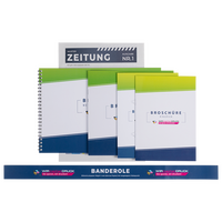 WIRmachenDRUCK Broschüren-Musterset Schweiz inkl. CHF10 Rabattcode